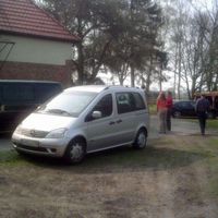 Abschiedsbild mit Vaneo und Vorstandsbulli